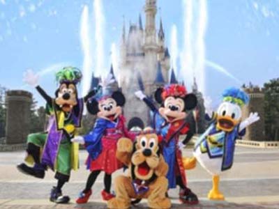 tokyoディズニーランドへ野外活動